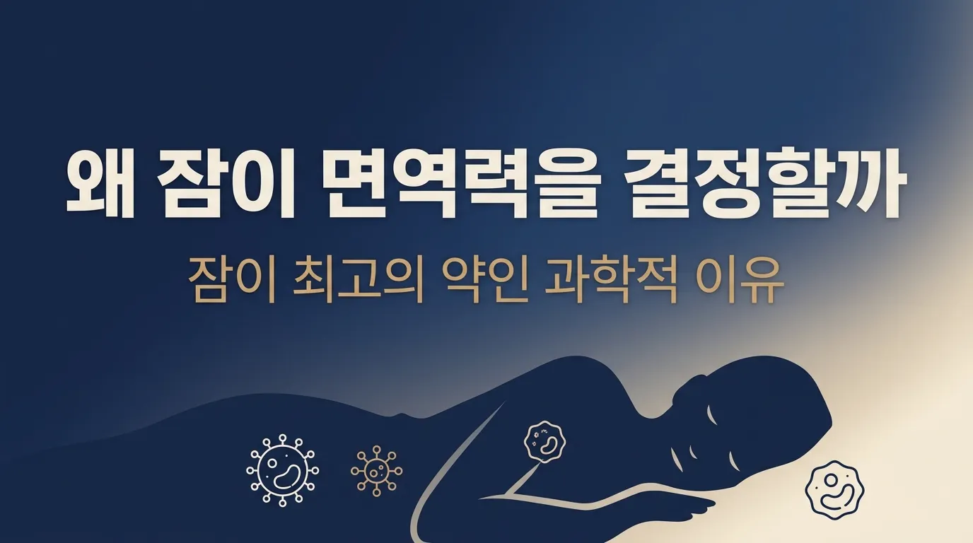 수면이 면역력을 결정하는 이유 (면역력 UP 시리즈 3부)