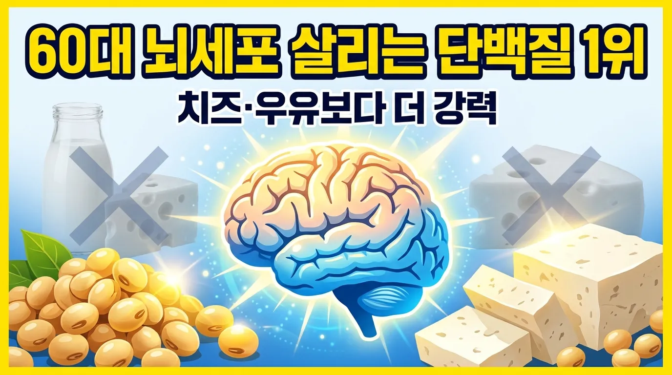 치즈·우유 제친 60대 뇌세포 활성 1위 식물성 단백질 분석