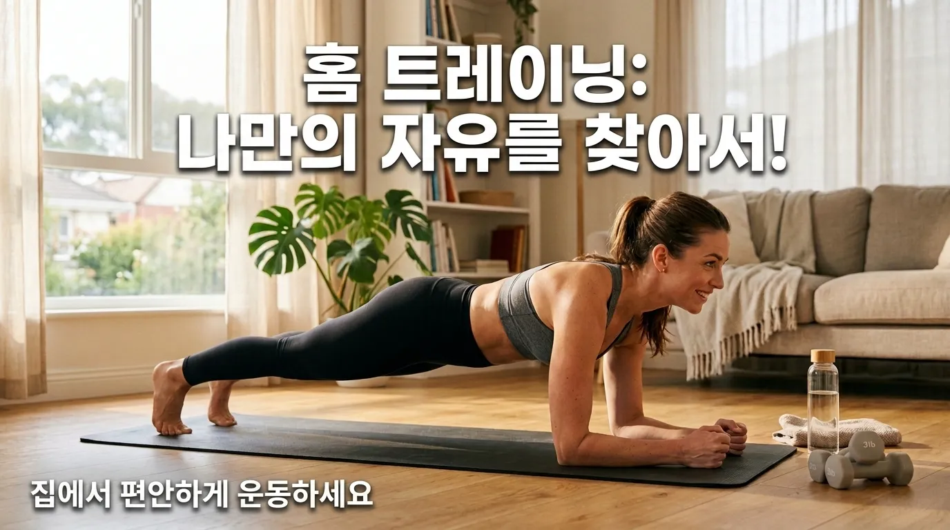 헬스장 안 가도 되는 이유 – 집에서 시작하는 홈트 (초보 홈트 & 다이어트 시리즈 1부)